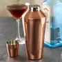 Dynore Copper ColorRegular Cocktail Shaker 750 ml with Peg Measure 30/60 ml, 4 image