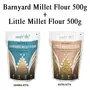 Amwel Combo of Organic Barnyard Millet Flour 500g + Organic Little Millet Flour 500g (Pack of Two), 2 image