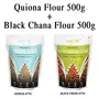 Amwel Combo of Quinoa Millet Flour 500g + Black Chickpea Flour 500g (Pack of Two), 2 image