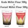 Amwel Combo of Kodo Millet Flour 500g+ Foxtail Millet Flour 500g (Pack of Two), 2 image