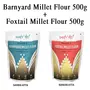Amwel Combo of Barnyard Millet Flour 500g + Foxtail Millet Flour 500g (Pack of Two), 2 image