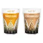 Amwel Combo of Organic Barley Flour 500g + Organic Bengal Gram Flour 500g (Pack of Two)