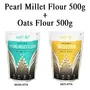 Amwel Combo of Organic Pearl Millet Flour 500g + Oarganic Oats Flour 500g (Pack of Two), 2 image