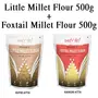 Amwel Combo of Little Millet Flour 500g + Foxtail Millet Flour 500g (Pack Of Two), 2 image