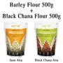 Amwel Combo of Barley Flour 500g + Black Chickpea Flour 500g (Pack of Two), 2 image