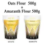 Amwel Combo of Oats Flour 500g + Amaranth Flour 500g (Pack of Two), 2 image