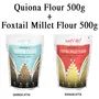 Amwel Combo of Quinoa Millet Flour 500g + Foxtail Millet Flour 500g (Pack of Two), 2 image
