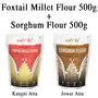 Amwel Combo of Organic Foxtail Millet Flour 500g + Organic Sorghum Flour 500g (Pack of Two), 2 image