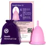 Mom & World Natural Intimate Foaming Feminine Hygiene Wash 120 ml + Reusable Menstrual Cup (Small), 7 image