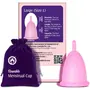 Mom & World Natural Intimate Foaming Feminine Hygiene Wash 120ml + Reusable Menstrual Cup (Large), 7 image