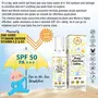 Mom & World Mineral Based Lotion Spf 50 Pa+++ Uva/Uvb Protection Water Resistance 120 ml (MOMWLD10), 5 image