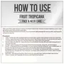 Vedicline Fruit Tropicana Facial Kit Free Radic with Banana Papaya Shea Butter For Beautiful 400ml, 7 image