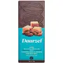 Ambriona Vegan Dark Chocolate 45% Mild Cocoa Hazelnut and Caramelised Almond with Sea Salt | Daarzel Pack of 4 |, 3 image