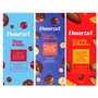 Daarzel Ambriona Chocolate Gift pack Box Dark Chocolate coated with Almonds Hazelnut Cranberry and Barbeque Almonds & Peri Peri Cashews Vegan Pack of 6 x 50gm, 2 image