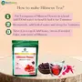 BestSource Hibiscus Tea (50 gm Dried Flower Tea) Herbal Tisane Caffeine Free, 6 image
