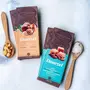 Ambriona Vegan Dark Chocolate 45% Mild Cocoa Hazelnut and Caramelised Almond with Sea Salt | Daarzel Pack of 4 |, 4 image