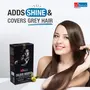 Dr Batra's Hair Serum Conditioner - 200 ml Hair Oil - 200 ml Nourish Hair Colour Black and Dandruff Cleansing Shampoo - 100 ml, 6 image