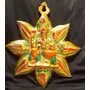 RR TRADING COMPANY Star Shape Metal Ganesha ji Statue,Ganpati Wall Hanging Sculpture Lord Ganesh Idol Lucky Feng Shui Wall Decor Your home,Shop,Office,Religious Gift Article Decorative,Showpiece Figurines (12x 11 X 2) Inches