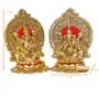 RR TRADING COMPANY Decorative Metal Laxmi Ganesha Statue Lakshmi Ganesh Showpiece Decoration for Diwali Pooja | Home | Pujan, 3 image