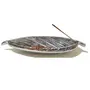 RR TRADING COMPANY Export Quality Aluminum Agarbatti Stand Incense Stick Holder with Ash Catcher for Puja - Metal Incense Sticks Stand Holder for Home Office Temple Decoration Pooja Articles (10 X 3.25 X 2 Inches, Silver), 2 image