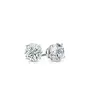 Saasvi Jewels  925 Solitaire Collection Sterling Silver and Cubic Zirconia Round Stud Earrings for Women, Girls