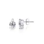 Saasvi Jewels  925 Solitaire Collection Sterling Silver and Cubic Zirconia Pear Stud Earrings for Women, Girls, 3 image