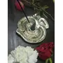RR TRADING COMPANY Agarbatti Stand Incense Stick Holder with Ash Catcher for Puja - Metal Incense Sticks Stand Holder Om Symbol for Home Office Temple Decoration Pooja Articles-Golden, 3 image
