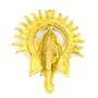 RR TRADING COMPANY Metal Handicraft Golden Ganesh Wall Hanging/Kiran Ganesh Decorative Showpiece for Home, Office and Shop, 4 image