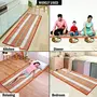 Karru Krafft Natural Madurkathi Handcrafted Chatai Mats / Yoga Mat/ Prayer Mat/ Floor Mat for Home, Office, Boutiques, Shops |sleeping Mat for Floor 6x2 Feet, Orange, 2 image