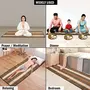 Karru Kraft Natural Madurkathi Handcrafted Chatai Mats / Yoga Mat/ Prayer Mat/ Floor Mat for Home, Office, Boutiques, Shops |sleeping Mat for Floor 6x2 Feet, Black, 2 image