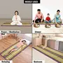 Karru Krafft Natural Madurkathi Handcrafted Chatai Mats / Yoga Mat/ Prayer Mat/ Floor Mat for Home, Office, Boutiques, Shops |sleeping Mat for Floor 6x2 Feet, Purple, 2 image