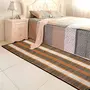 Karru Kraft Natural Madurkathi Handcrafted Chatai Mats / Yoga Mat/ Prayer Mat/ Floor Mat for Home, Office, Boutiques, Shops |sleeping Mat for Floor 6x2 Feet, Black, 3 image