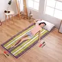 Karru Krafft Natural Madurkathi Handcrafted Chatai Mats / Yoga Mat/ Prayer Mat/ Floor Mat for Home, Office, Boutiques, Shops |sleeping Mat for Floor 6x2 Feet, Purple, 4 image