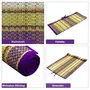 Karru Krafft Natural Madurkathi Handcrafted Chatai Mats / Yoga Mat/ Prayer Mat/ Floor Mat for Home, Office, Boutiques, Shops |sleeping Mat for Floor 6x2 Feet, Purple, 5 image