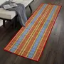 Karru Krafft Natural Madurkathi Handcrafted Chatai Mats / Yoga Mat/ Prayer Mat/ Floor Mat for Home, Office, Boutiques, Shops |sleeping Mat for Floor 6x2 Feet, Red