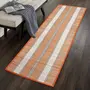 Karru Krafft Natural Madurkathi Handcrafted Chatai Mats / Yoga Mat/ Prayer Mat/ Floor Mat for Home, Office, Boutiques, Shops |sleeping Mat for Floor 6x2 Feet, Orange, 3 image
