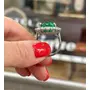 Saasvijewels 10 ct. Oval Cut Emerald Ring, 14K Solid Gold Emerald Ring, Emerald Cut Birthstone Stacking Ring, May Birthstone Ring, Green Emerald Ring