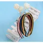 Blubby 6 Pcs Thin Plastic Headbands with Teeth for Women and Girls, Plastic Plain Headbands in 6 Colors for Rainbow Headbands DIY With Matte Finish, 3 image