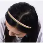 Blubby 6 Pcs Thin Plastic Headbands with Teeth for Women and Girls, Plastic Plain Headbands in 6 Colors for Rainbow Headbands DIY With Matte Finish, 4 image