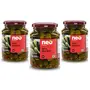 Neo Spicy Gherkins 350g I P3 I 100% Vegan No GMO I Sweet and Crunchy Pickles Ready to Eat I Enjoy as Salads (Pack of 3)