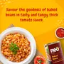 Neo Baked Beans In Thick Tomato Sauce I P4 I Ready to Eat Food No Artificial flavouring and colouring Tangy and Flavourful 450g (Pack of 4), 2 image