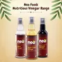 Neo Vinegar Combo Pack for Cooking and Salad Dressing with (Apple Cider White Natural & Bamic Vinegar)| (370ml x 3), 8 image