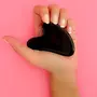Natural Vibes Black Obsidian Face Gua Sha with FREE Gold Beauty Elixir Oil For Men & Women, 3 image