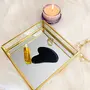 Natural Vibes Black Obsidian Face Gua Sha with FREE Gold Beauty Elixir Oil For Men & Women, 7 image