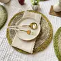 Fermoscapes Natural dual color round Placemats- Set of 2, 2 image