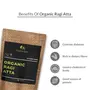 Kokos Natural Organic Ayur Ragi Atta(Finger Millet) 1kg, Certified Organic, 4 image
