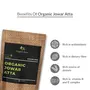 Kokos Natural Organic Ayur Jowar Atta(Sorghum) 1kg, Certified Organic, 4 image