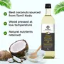 Anveshan Wood Cold Pressed Coconut Oil - 1 Litre | Glass Bottle | Kolhu/Kacchi Ghani/Chekku | Natural | Chemical-Free | Cold Pressed Coconut Oil for Cooking., 5 image