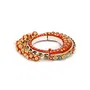 Ruby Raang Women's Mixed Metal Artificial Kundan bangles-and-bracelets - Traditional Jewellery Set for Women (Red), 5 image