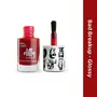 Elitty Mad Over Nails- Nail Paint Long Lasting Nailcoats 12 Toxin Free Infused with Witch Hazel Vit E Vegan & Cruelty Free glossy - Bad Breakup (Red) 6 ML Makeup For Teenagers, 3 image